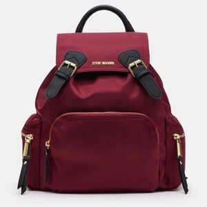 STEVE MADDEN NYLON BACKPACK WINE
